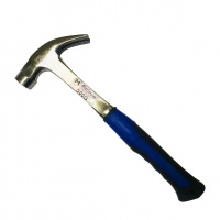 Молоток-гвоздодер магнитный с железной ручкой 500гр., "MAXIMUM"