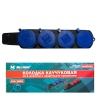 Колодка каучуковая на 4 розетки с защитными крышками, "MAXIMUM" MX 02142-1 оптом