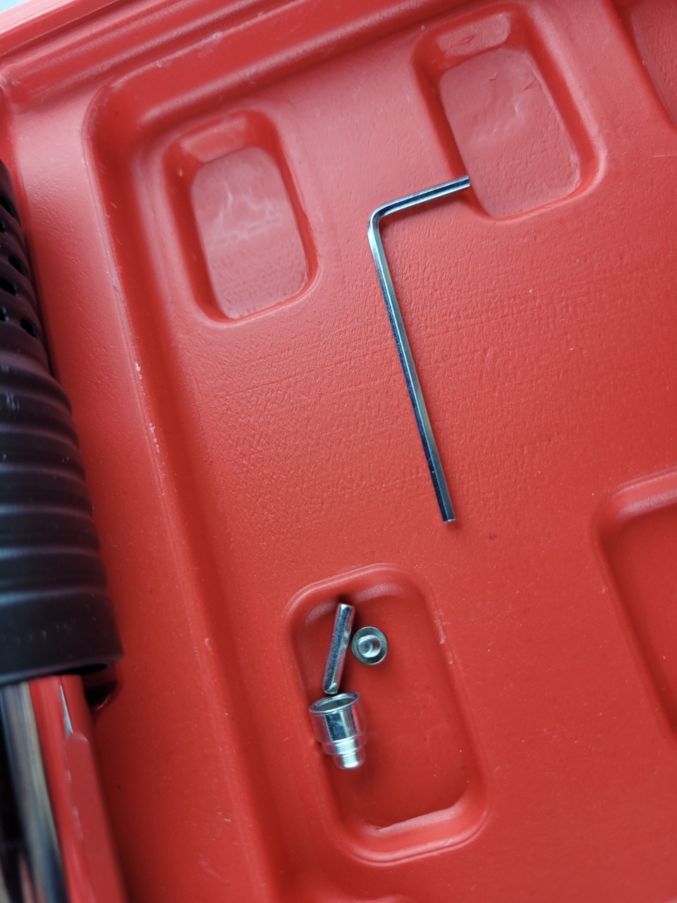 пороховой монтажный пистолет, красный, кейс, "maximum" mx 17122 (3528) оптом